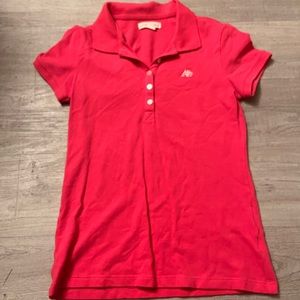 pink Aeropostale collared shirt